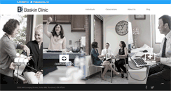 Desktop Screenshot of baskinclinic.com
